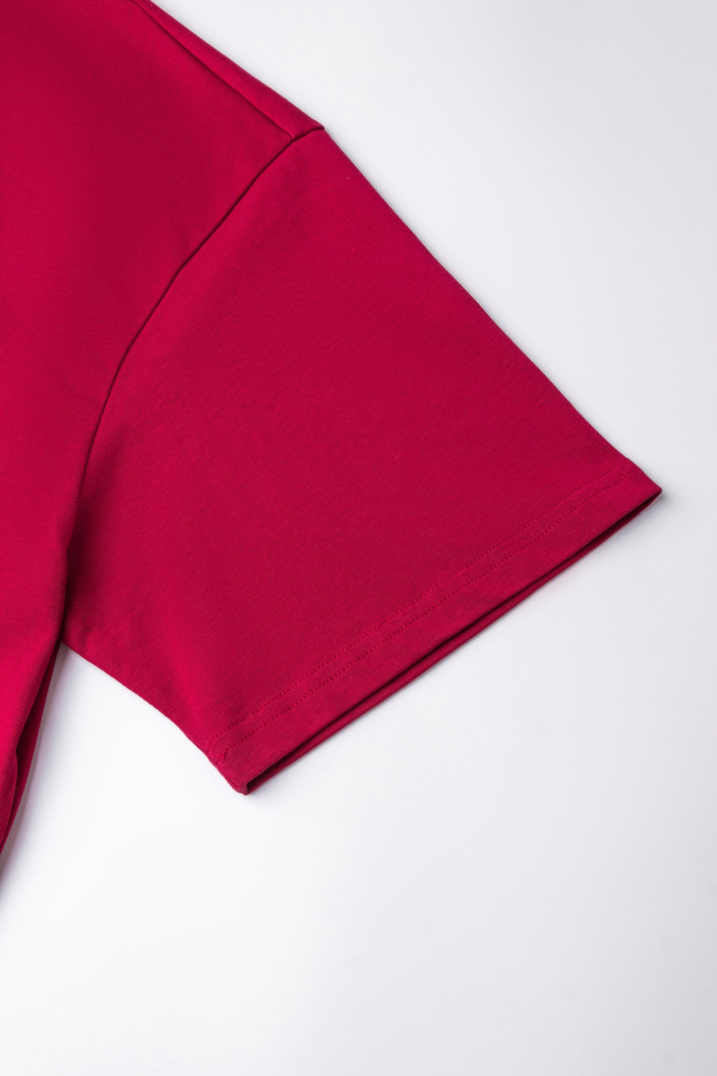 Drop Shoulder Oversized T-shirt Wine Rush