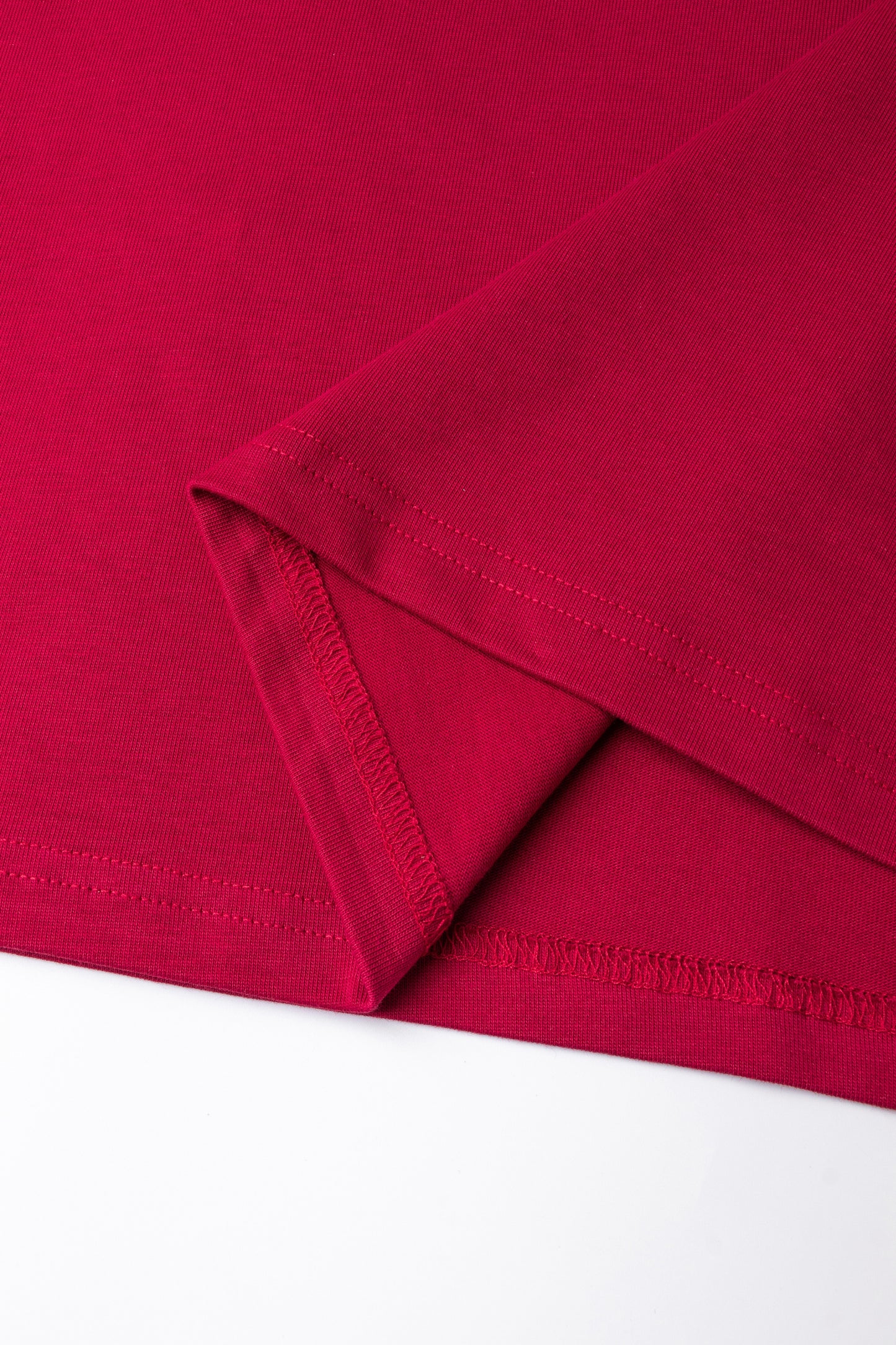 Drop Shoulder Oversized T-shirt Wine Rush