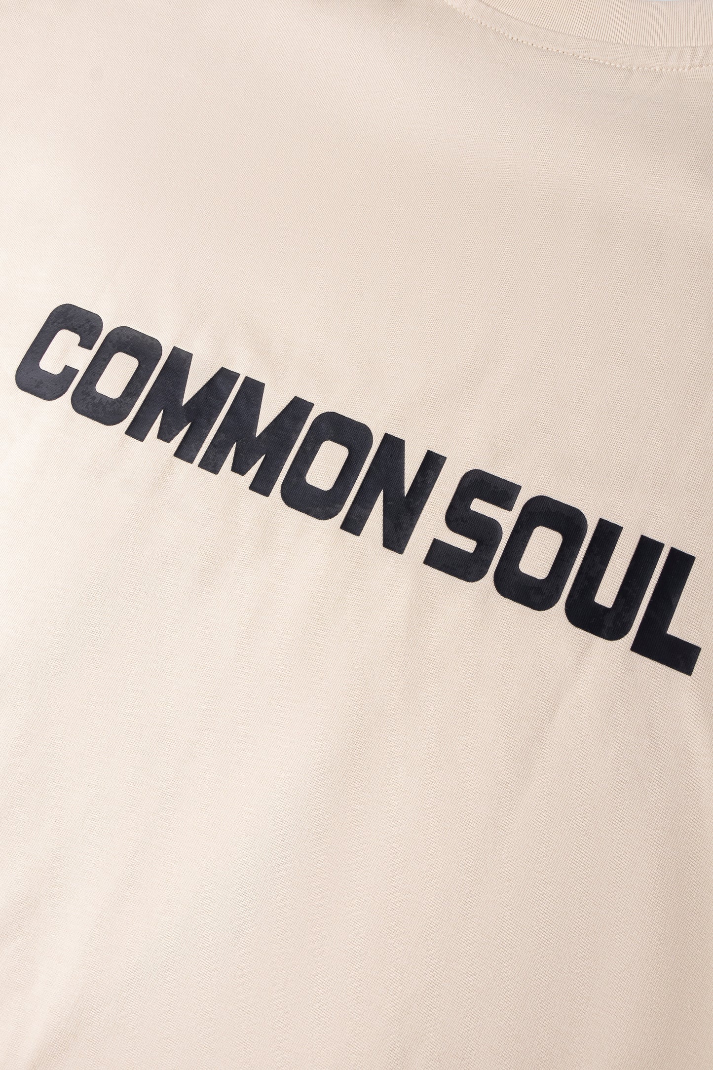 Drop Shoulder Oversized T-shirt Oatmeal