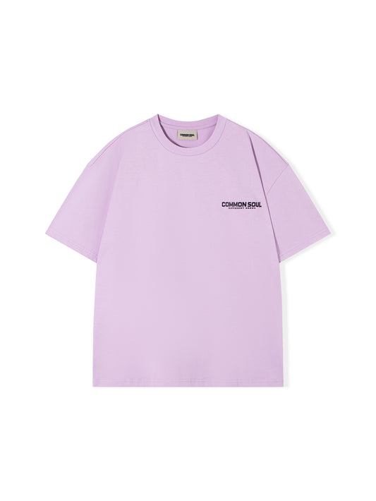 Drop Shoulder Oversized T-shirt Mauve