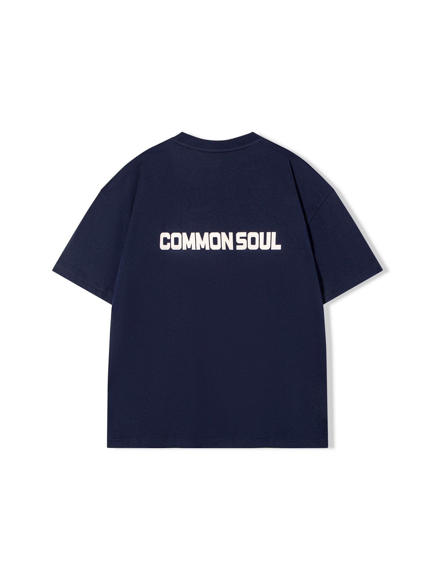 Drop Shoulder Oversized T-shirt Stealth Blue