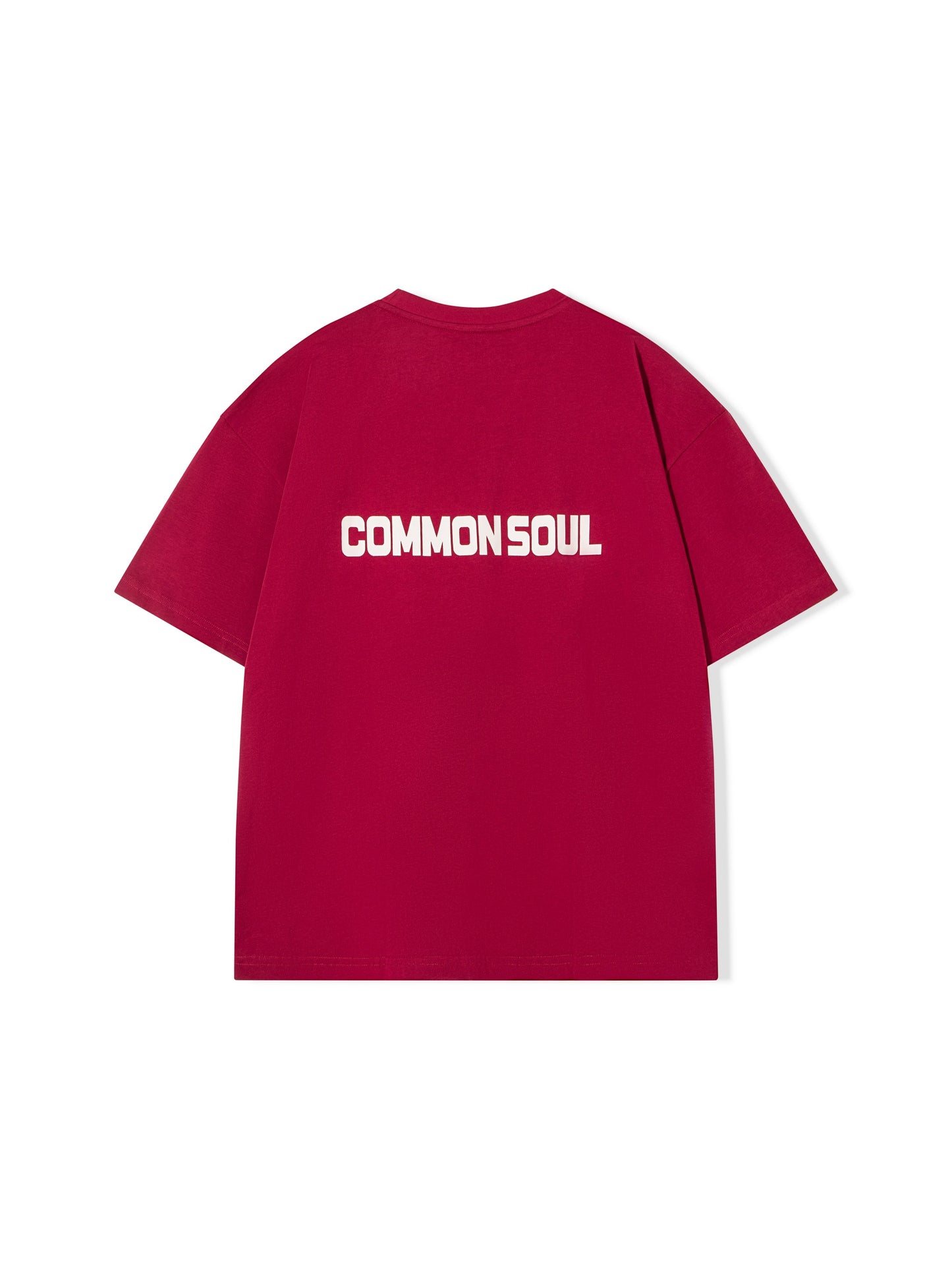 Drop Shoulder Oversized T-shirt Wine Rush