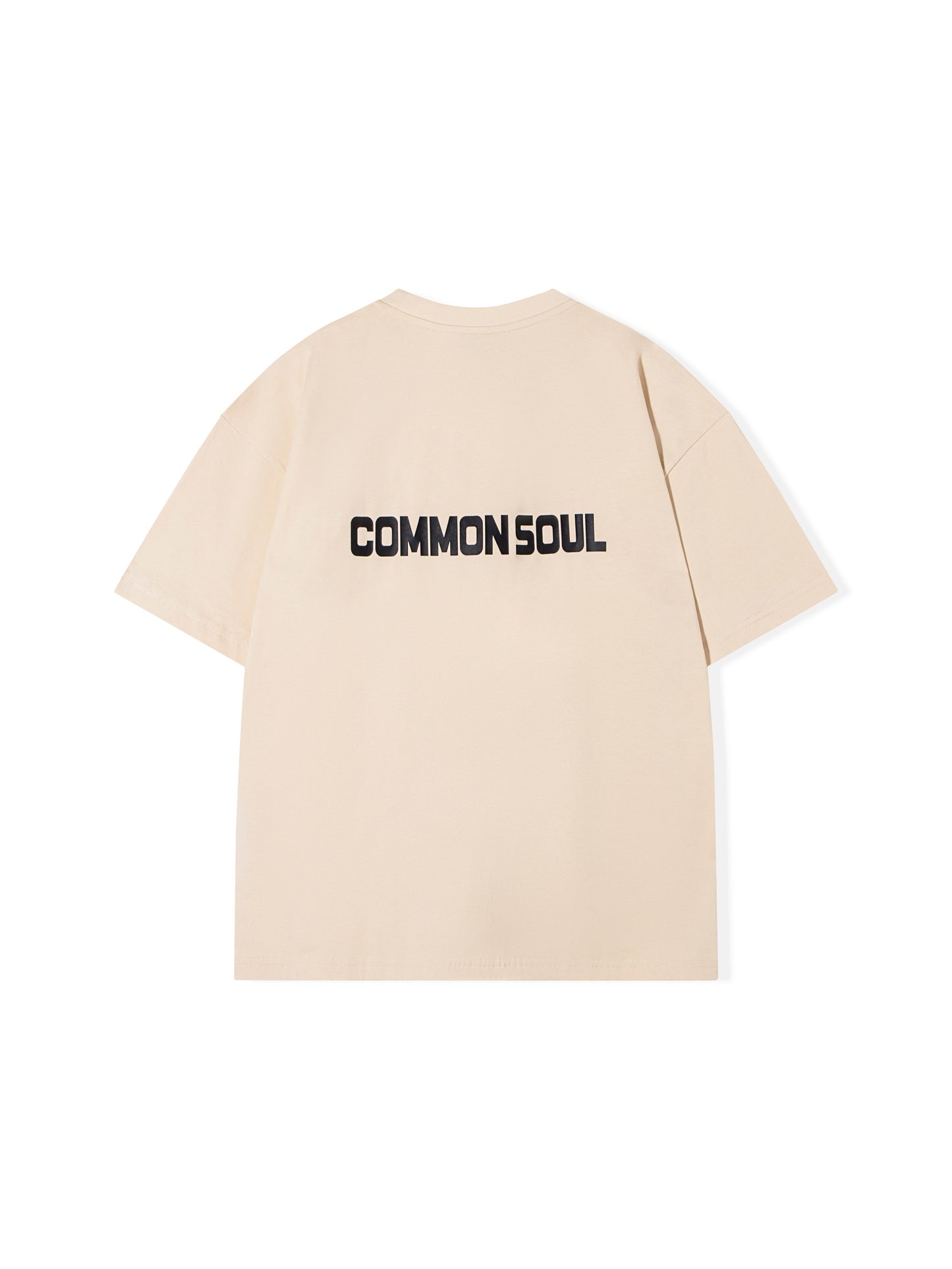 Drop Shoulder Oversized T-shirt Oatmeal