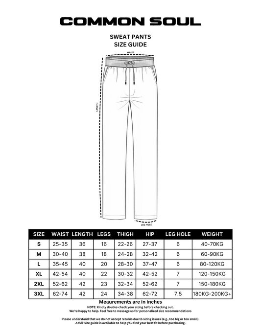 French Terry Straight Cut Pants 400GSM