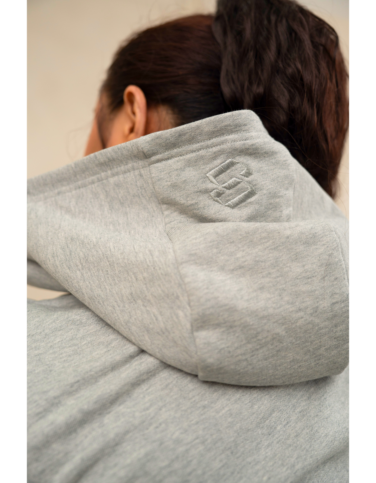 Oversized Hoodie French Terry Cloud Grey