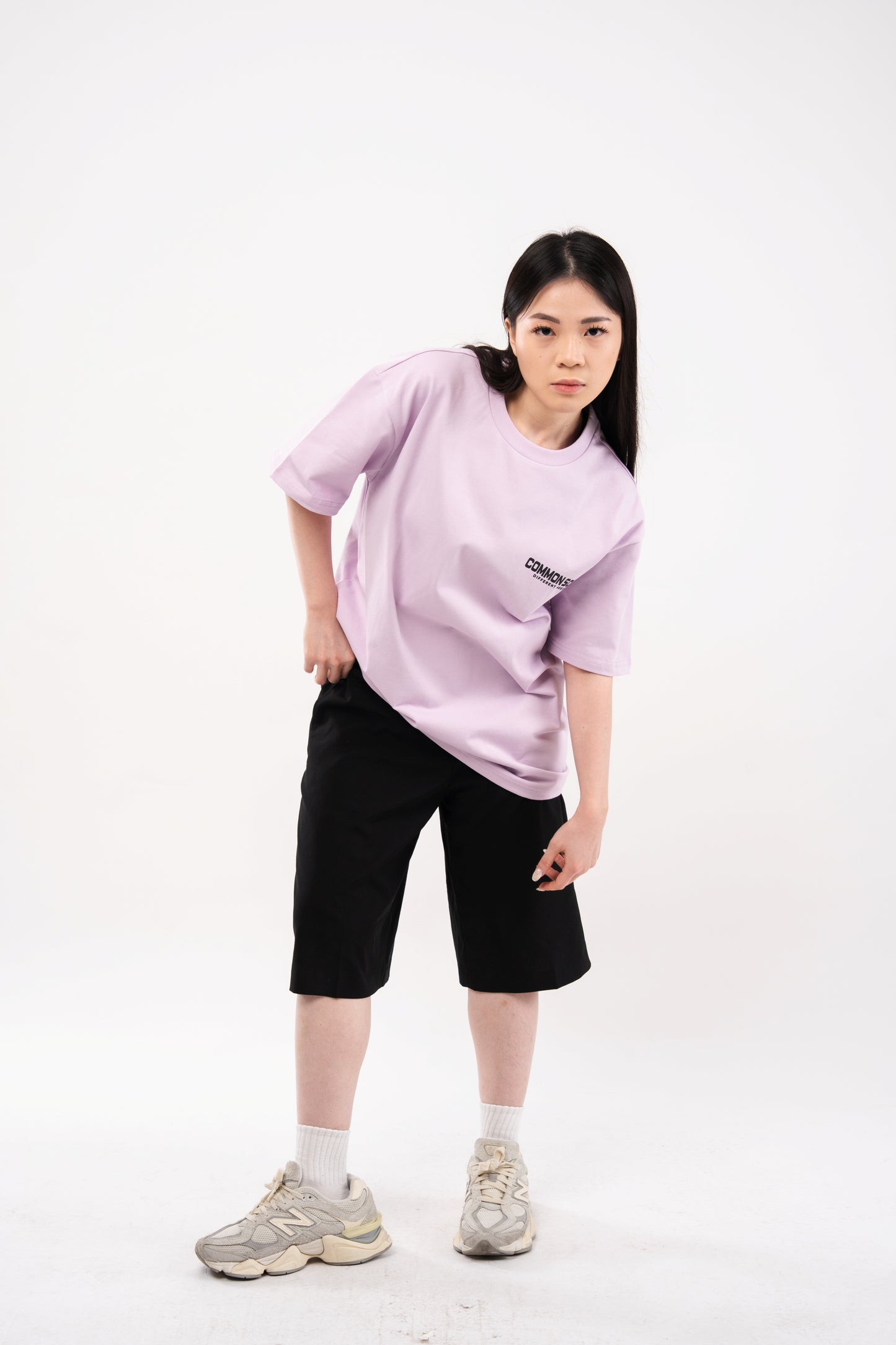 Drop Shoulder Oversized T-shirt Mauve