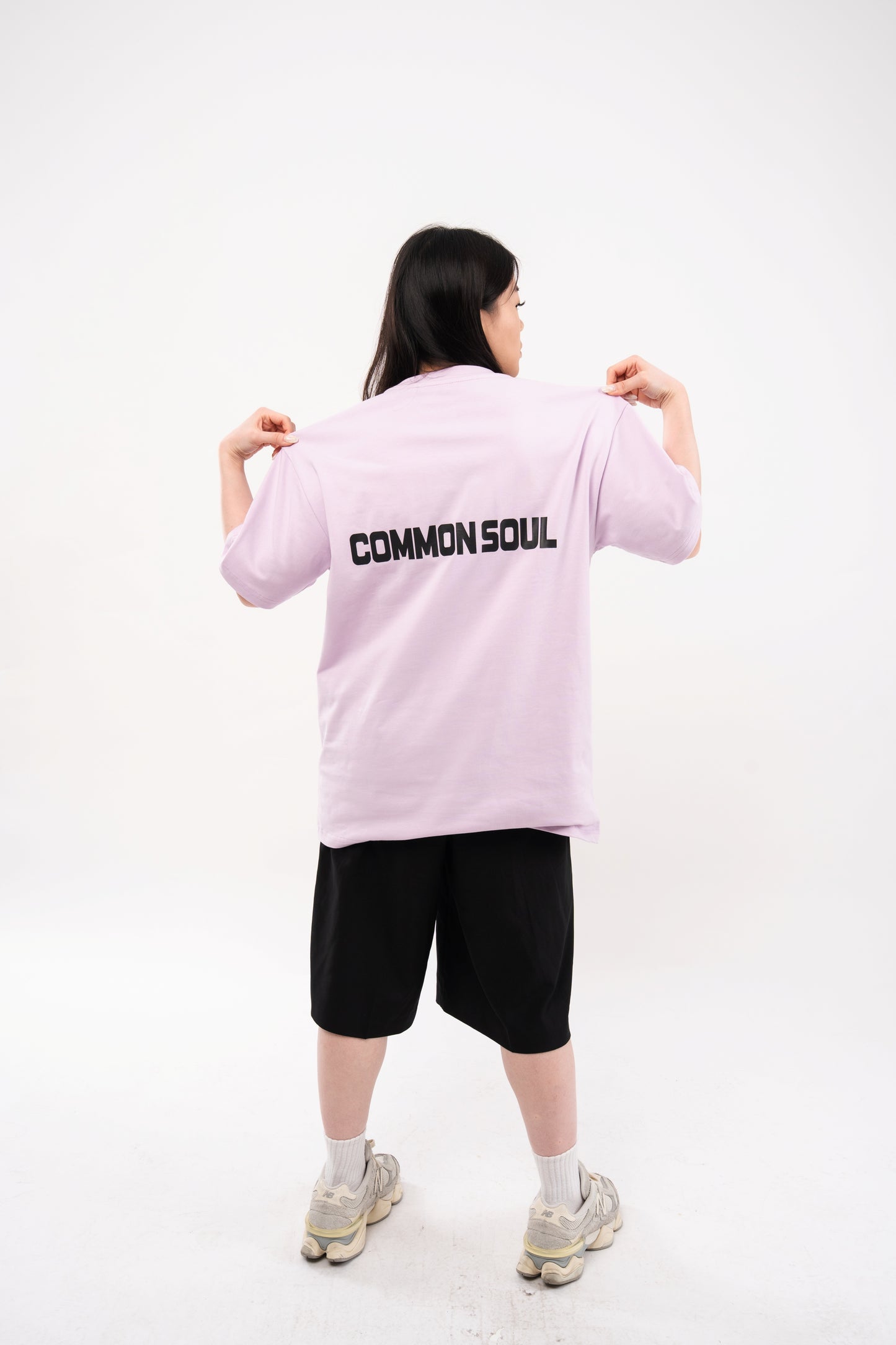 Drop Shoulder Oversized T-shirt Mauve