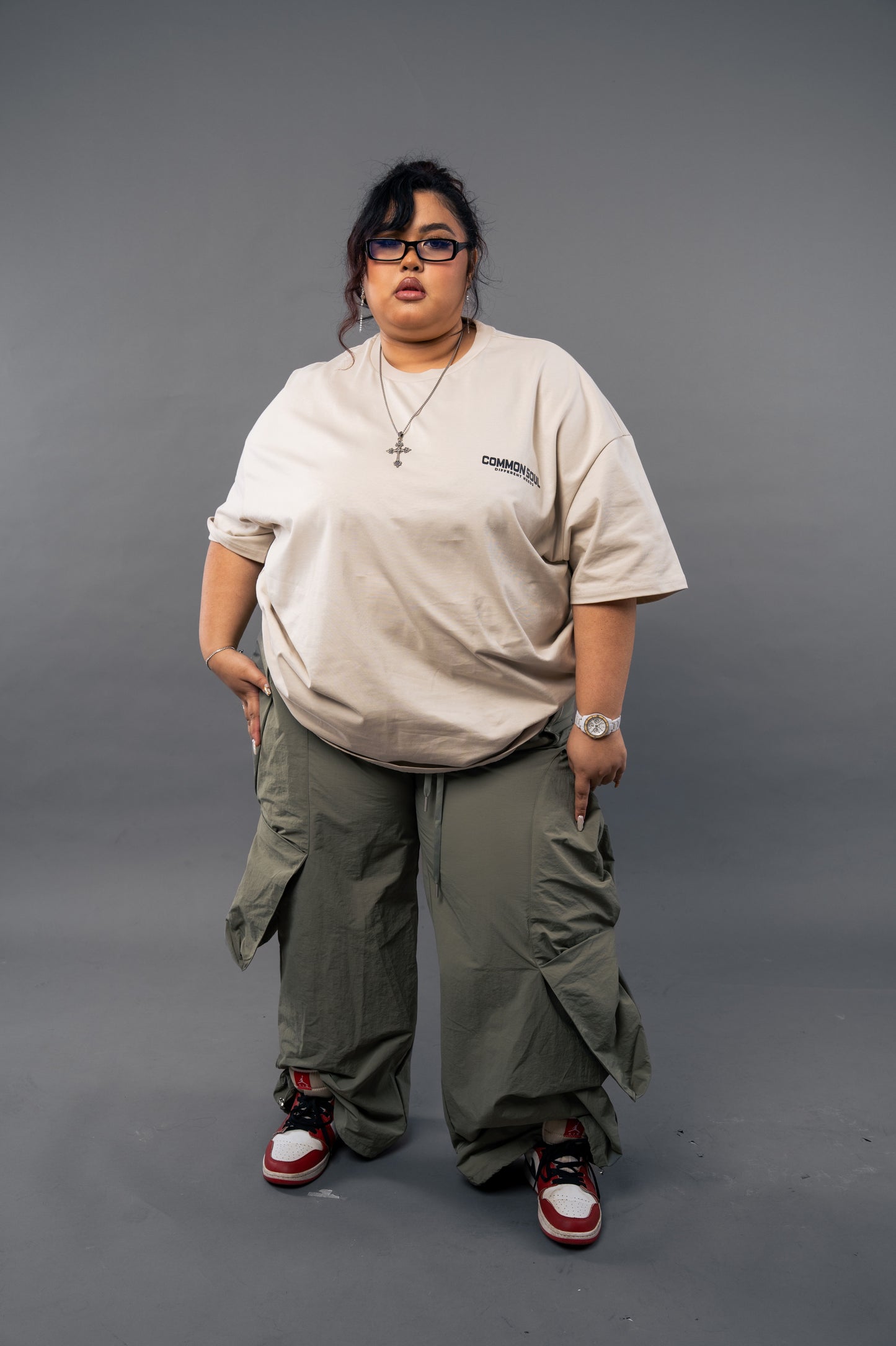 Drop Shoulder Oversized T-shirt Neutral