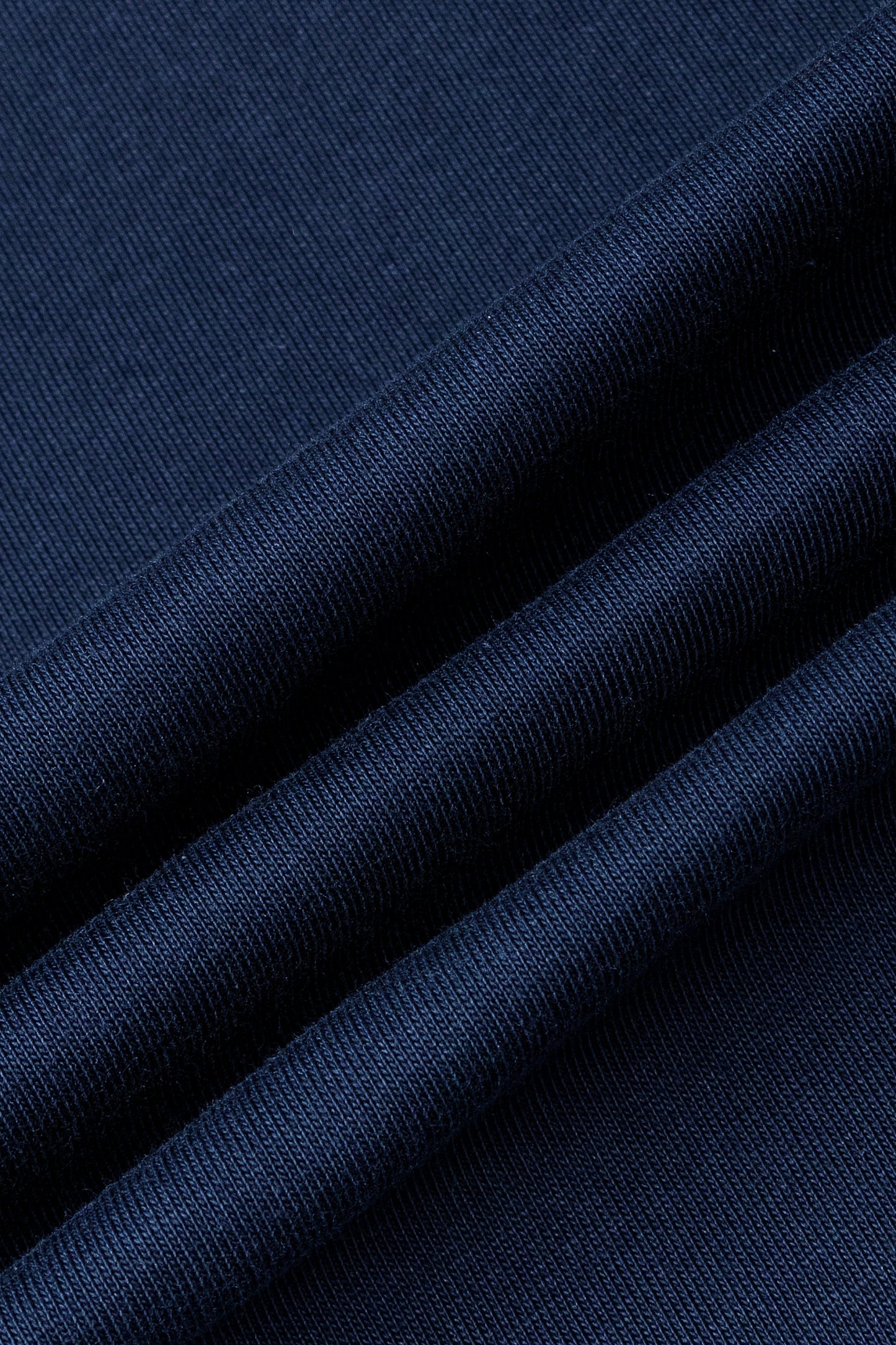 Drop Shoulder Oversized Plain T-shirt Stealth Blue