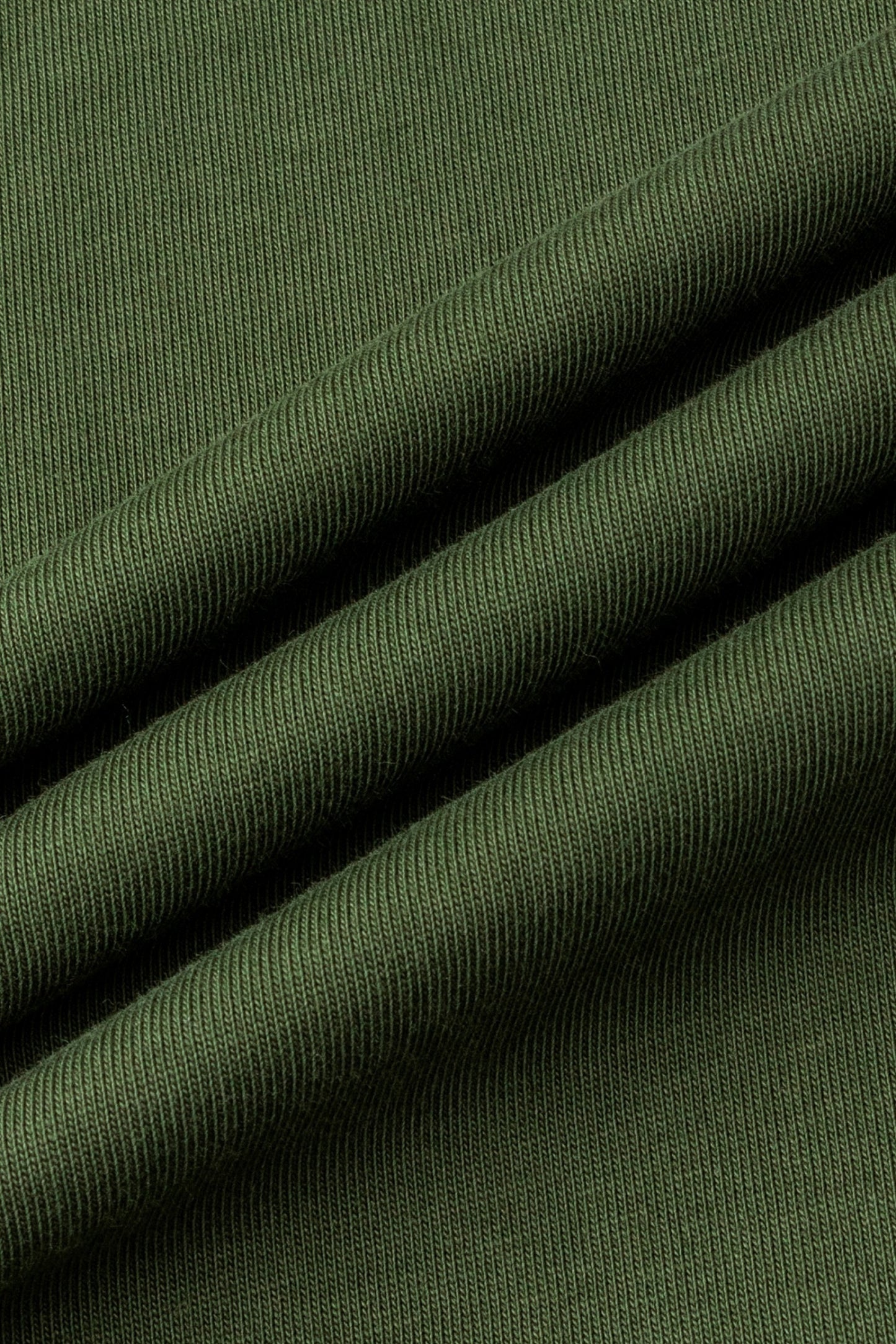 Drop Shoulder Oversized Plain T-shirt Olive Green