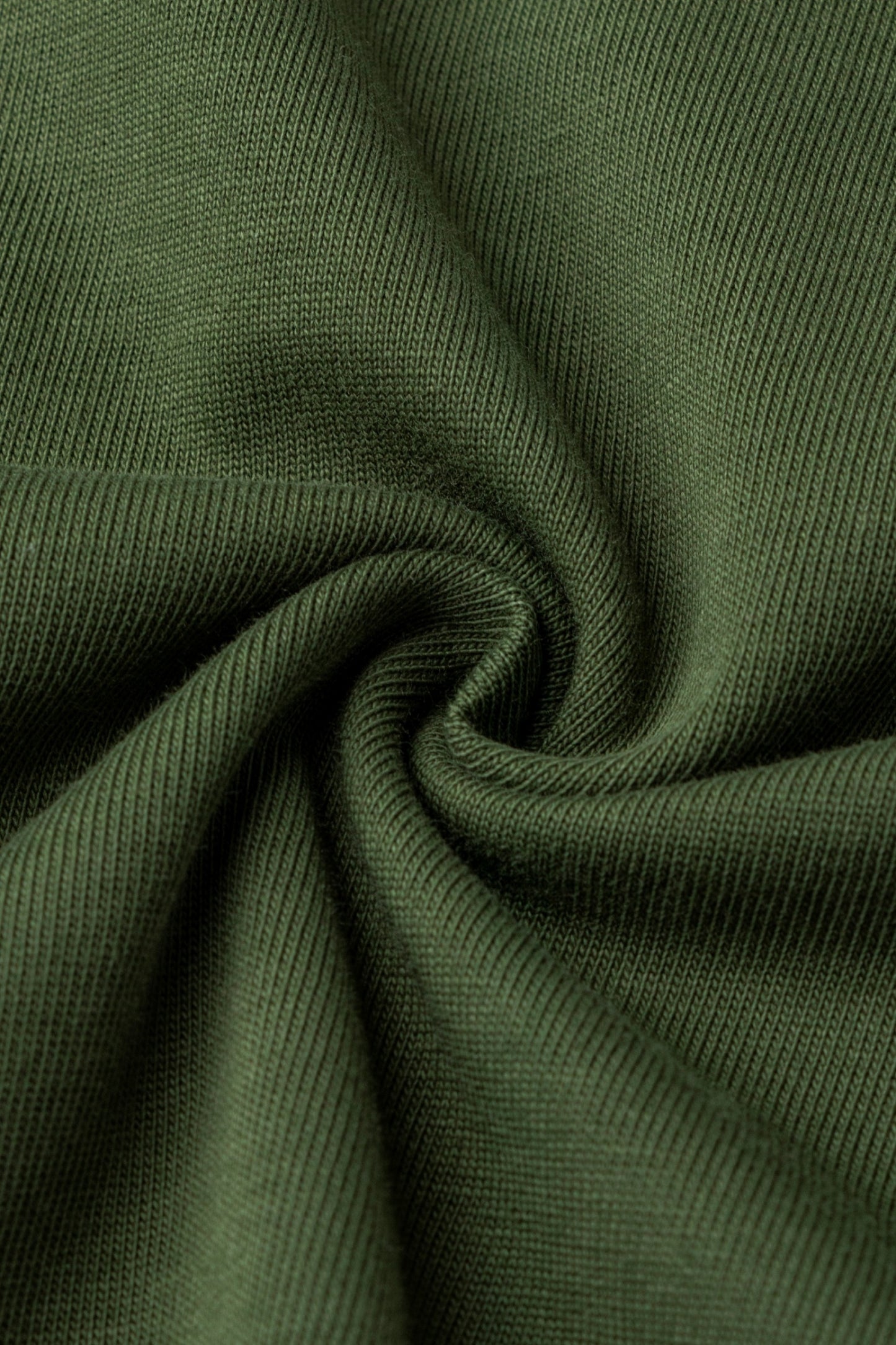 Drop Shoulder Oversized Plain T-shirt Olive Green