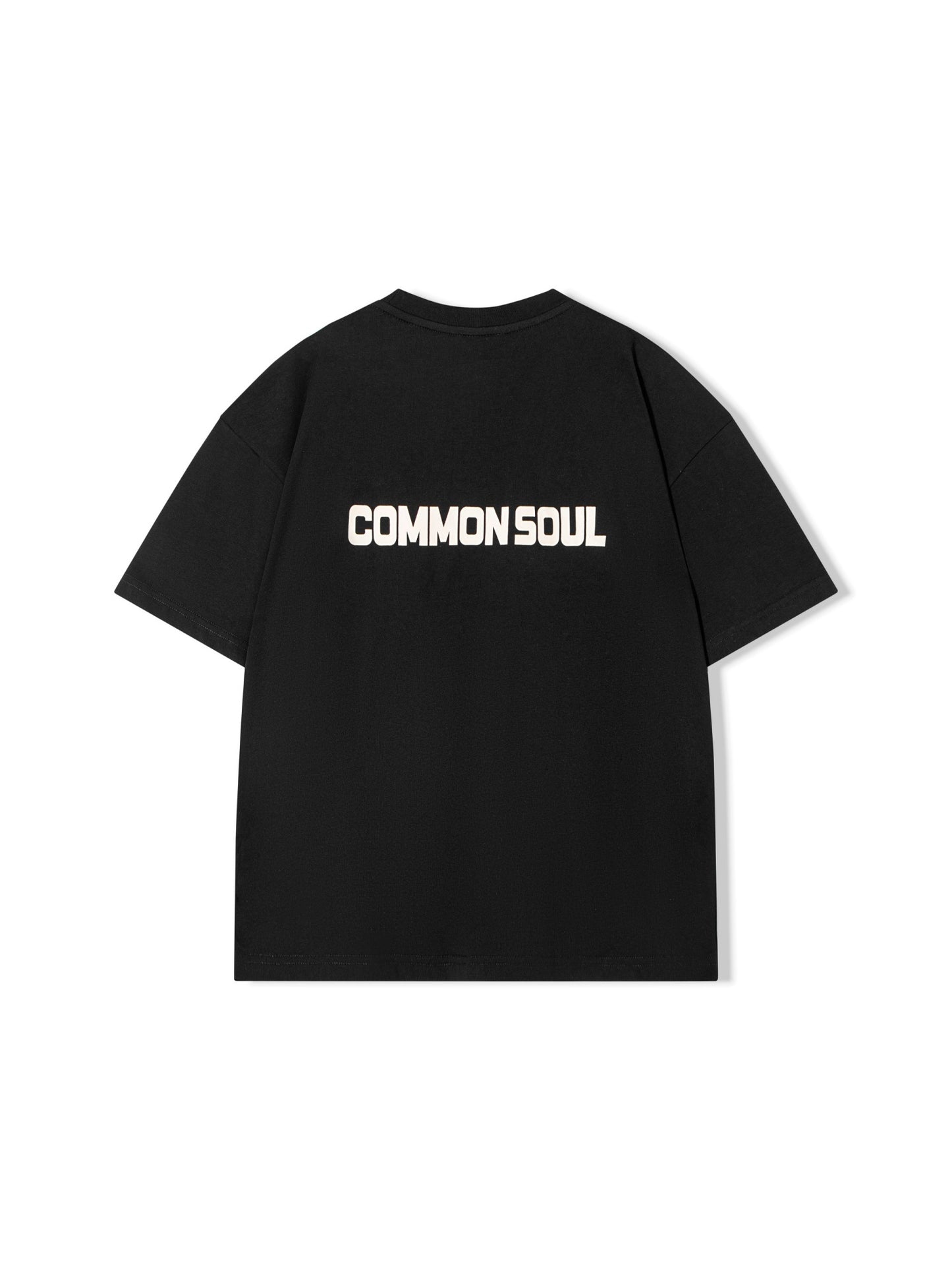 Drop Shoulder Oversized T-shirt Noir Black