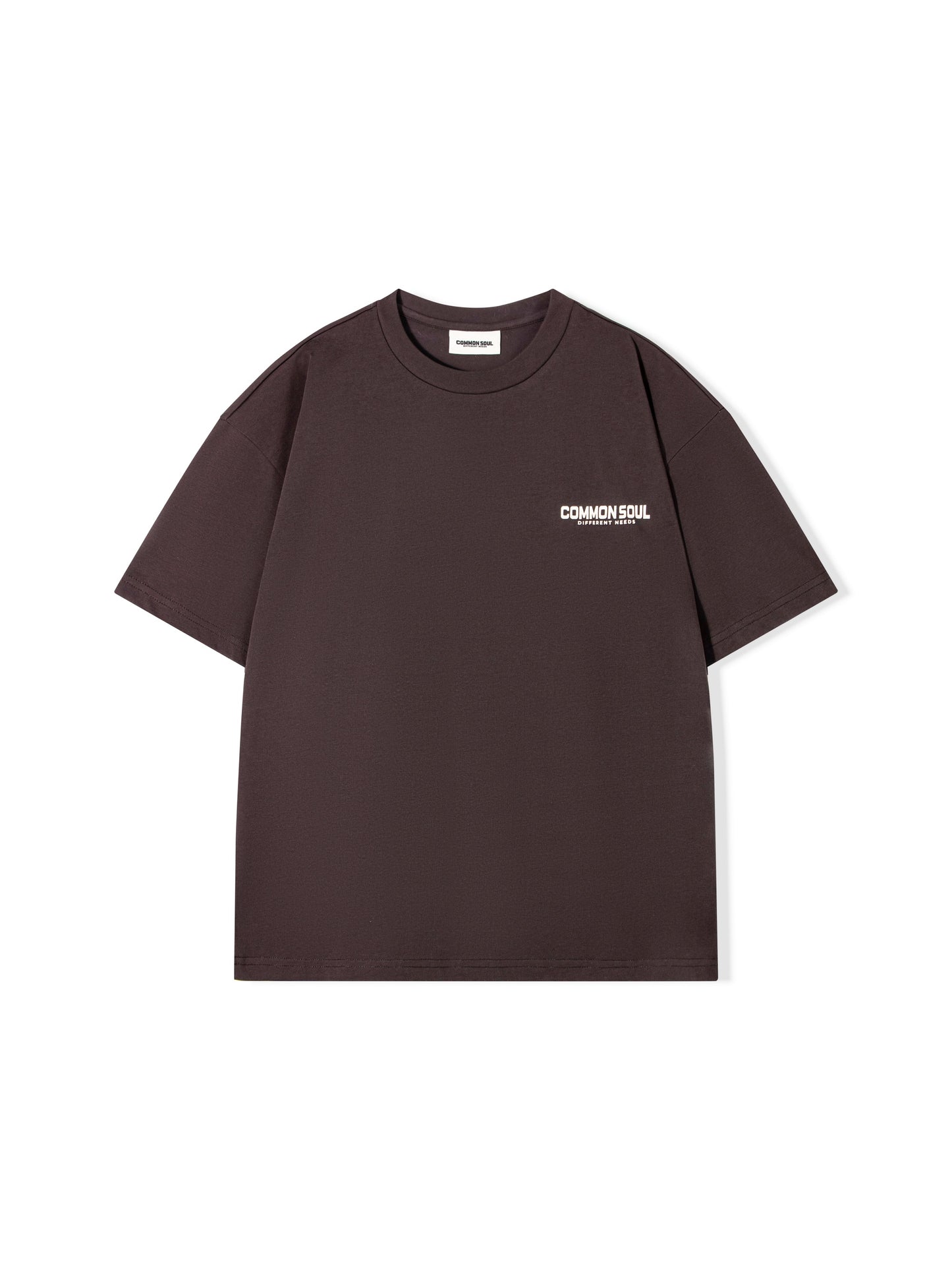 Drop Shoulder Oversized T-shirt Rebel Brown