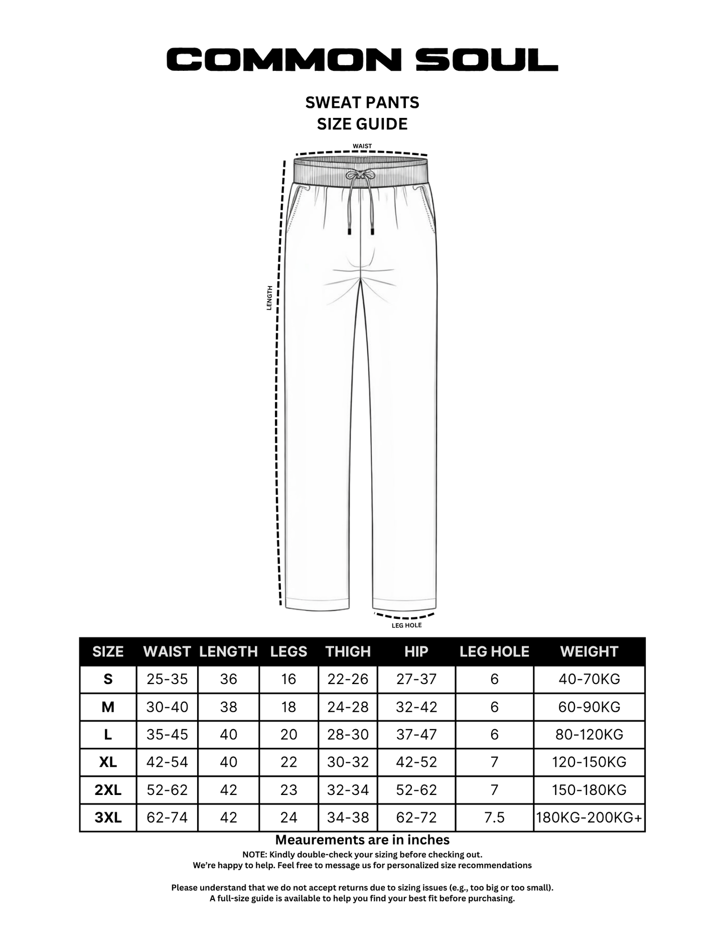 French Terry Straight Cut Pants 400GSM
